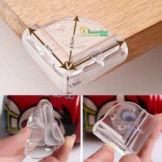 Sét 8 chiếc bọc góc bàn Silicon hàng chuẩn (Gia dụng tiện ích 102)