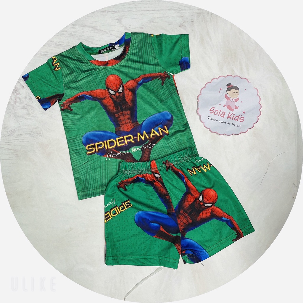 Bộ thun lạnh siêu nhân xanh