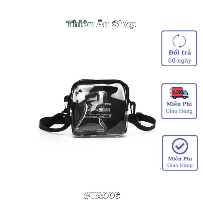 TUI ĐEO CHÉO TRONG SUỐT THỜI TRANG SEASON 1 CÓ 2 MÀU CHÍNH ĐEN. TRẮNG. TA019
