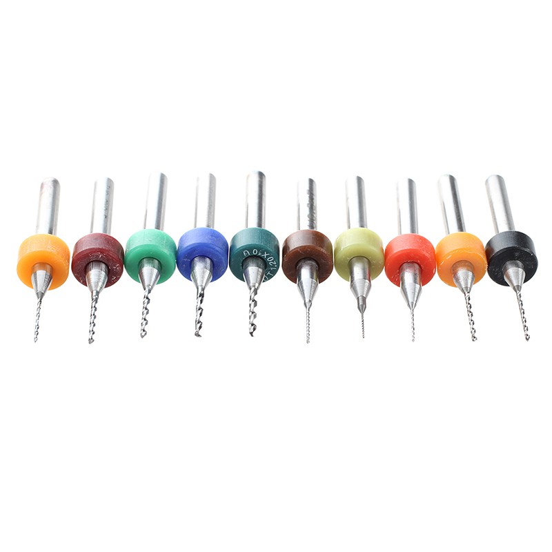 Bộ 10 Mũi Khoan 0.3-1.2mm