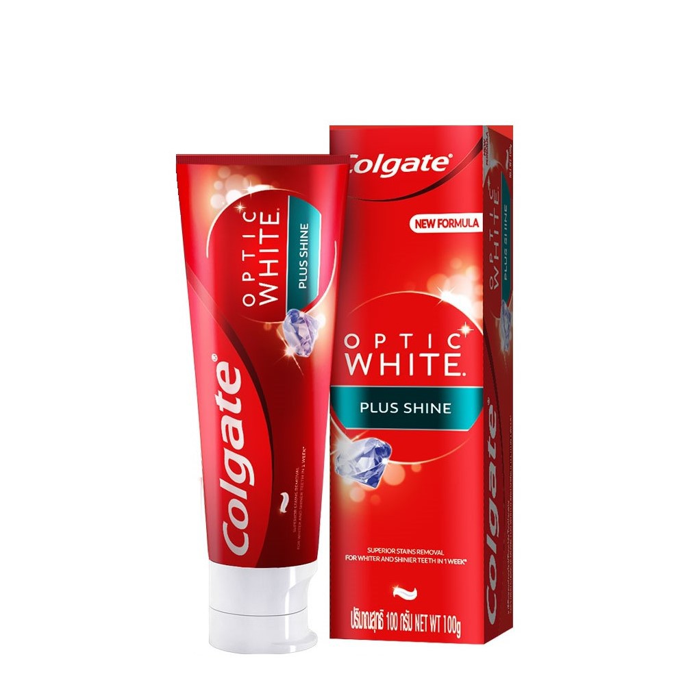 Kem Đánh Răng Colgate trắng răng Optic White làm trắng sáng răng trong 7 ngày