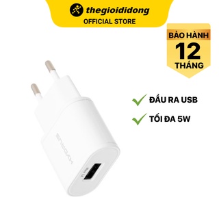 Adapter sạc usb 5w hydrus cs-tc027 trắng