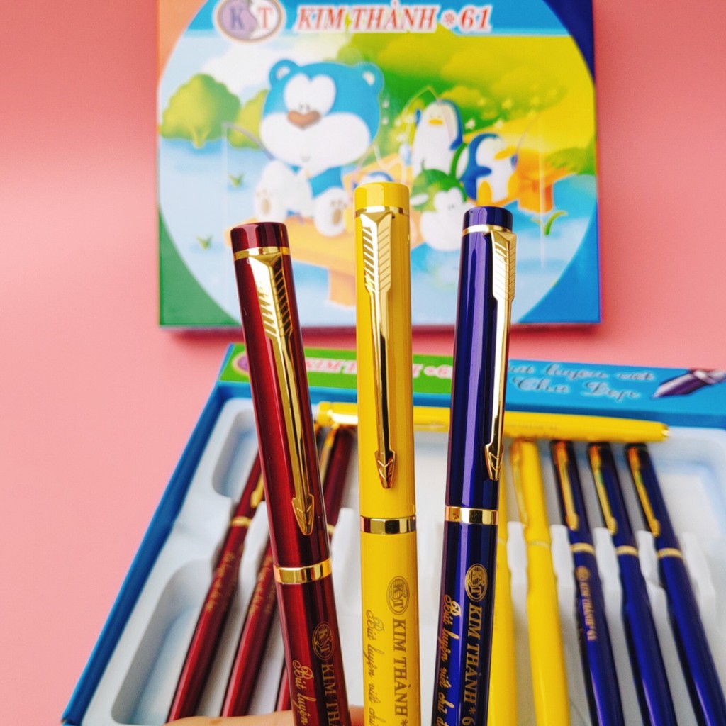 Bút Máy Kim Thành 61  Siêu bền nét viết thanh đậm cho các bé luyện chữ