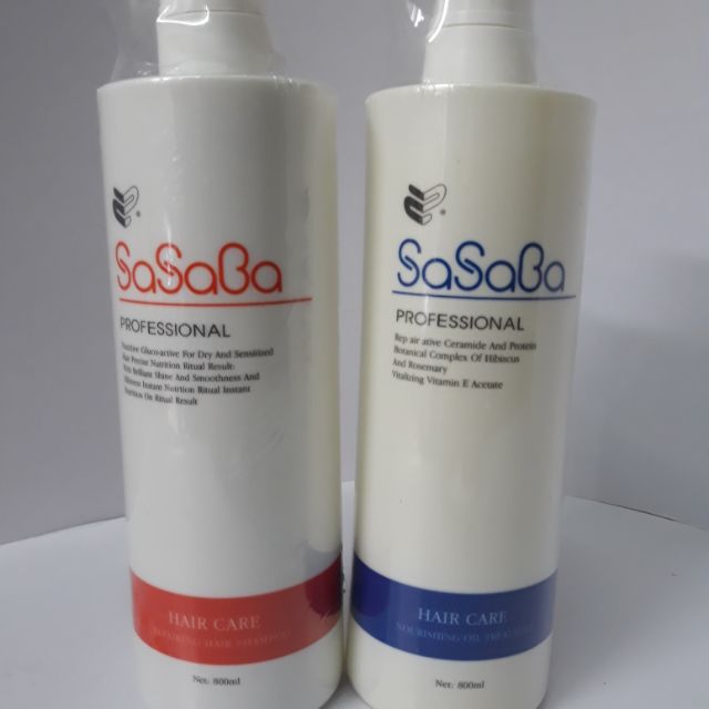 Dầu cặp gội xả sasaba 800ml×2