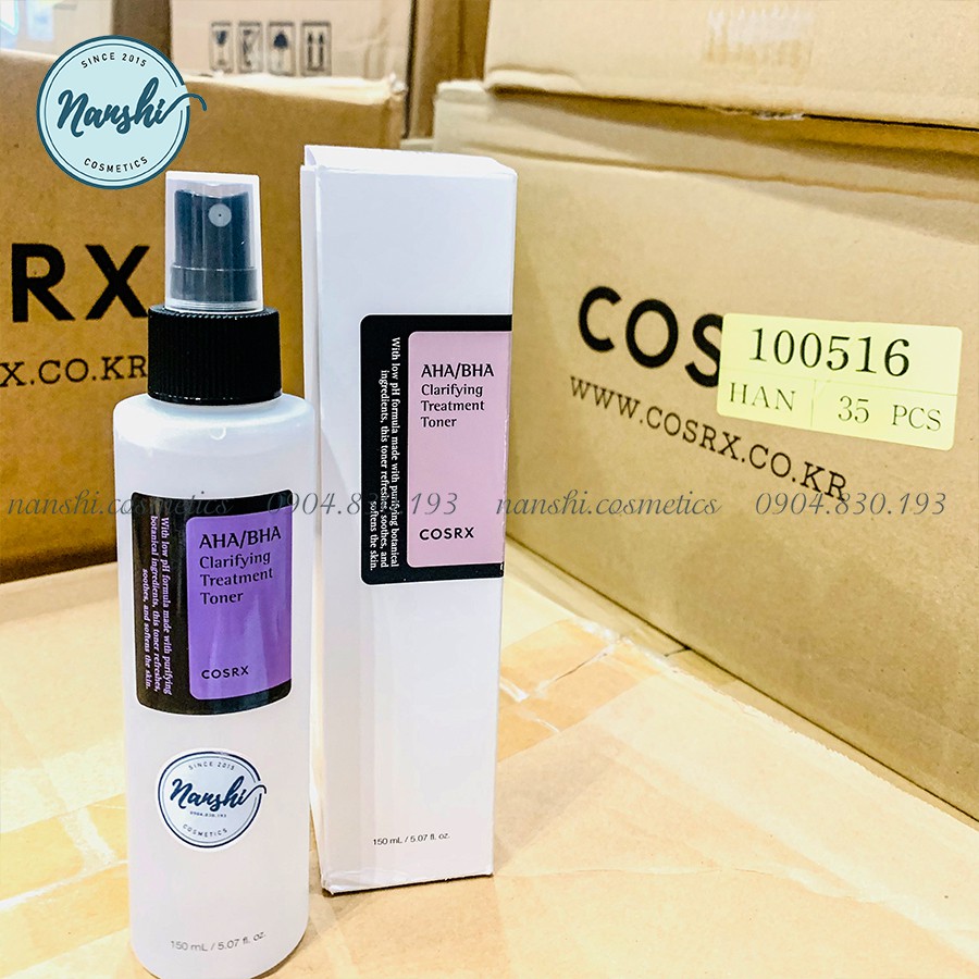 Nước Hoa Hồng COSRX AHA/BHA CLARIFYING TREATMENT TONER 280ml