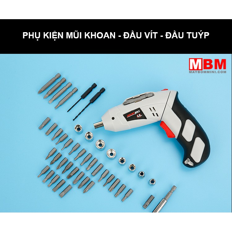 Máy Khoan, Bắt Vít Ốc Cầm Tay Mini 45 Chi Tiết Joust Max