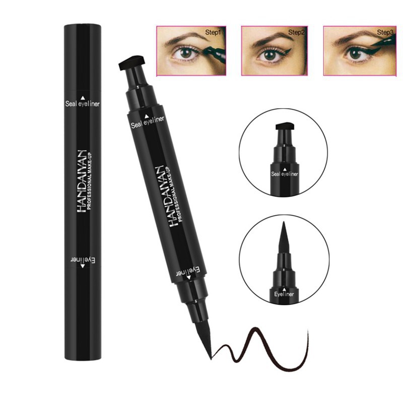 [Ready Stock] HANDAIYAN Hot Double-end Eyeliner Stamp Waterproof Eye Liner Black Pencil Pen | BigBuy360 - bigbuy360.vn