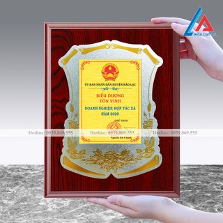 Bằng Khen, Bảng Chứng Nhận, Bảng Vinh Danh (LA-20)