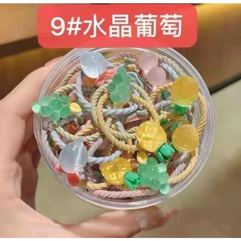 1 Hộp dây buộc tóc 30 chi tiết cho bé