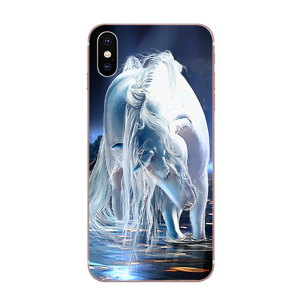 Ốp Lưng Hình Ngựa Dễ Thương Cho Iphone 11 Pro X Xs Max Xr 4 4s 5 5c 5s Se Se2 6 6s 7 8 Plus