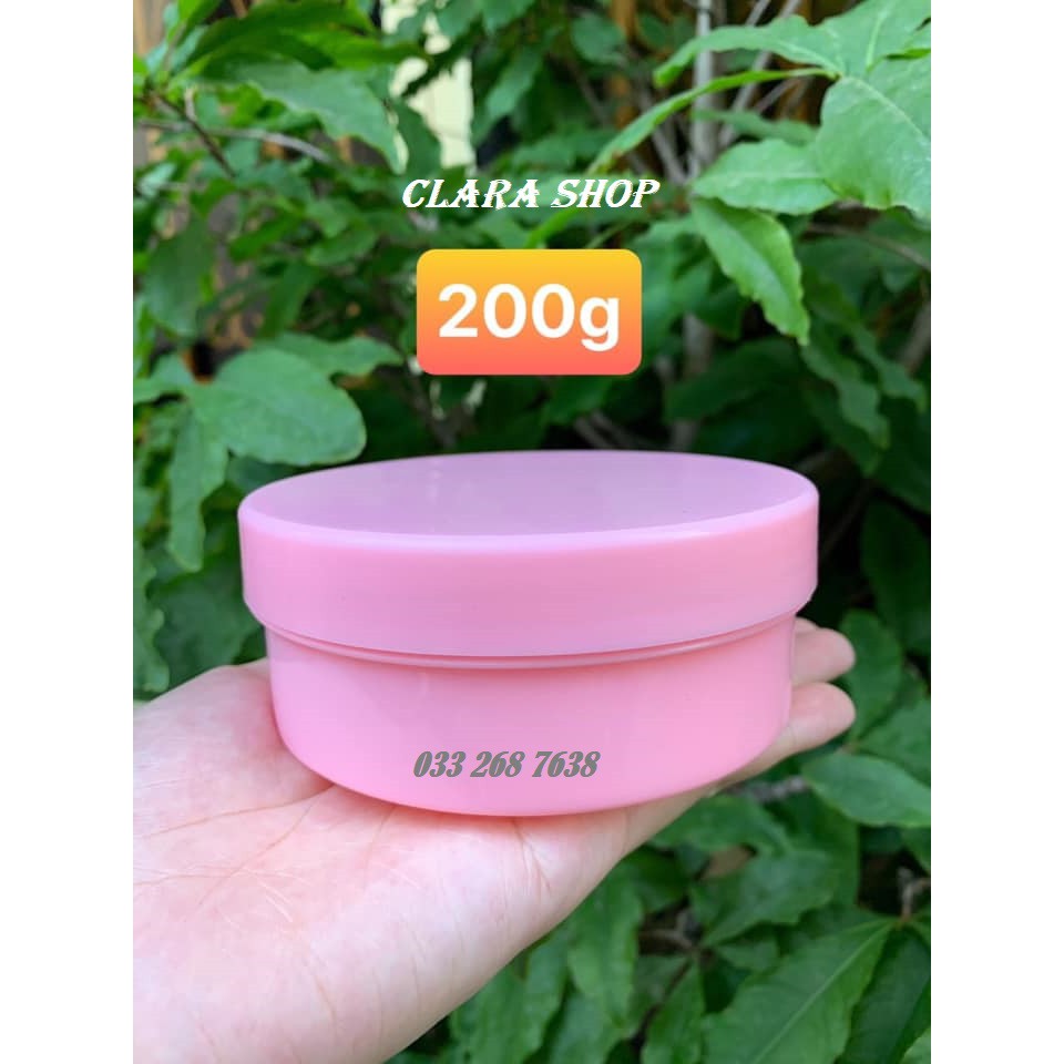 Hủ đựng kem 250g hoa văn trơn (3 màu)