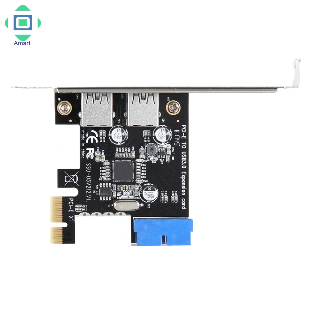 Card mở rộng 2 cổng 5Gbps PCI-E sang USB 3.0 hỗ trợ Win XP / 7/8/10