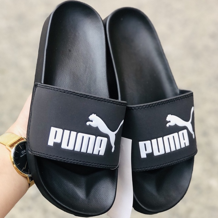 Dép unisex 𝐌𝐋𝐁 𝐏𝐔𝐌𝐀 ❤️FREESHIP + Hộp❤️ dép mlb bóng chày quai ngang thể thao nữ in PUMA nhiều màu