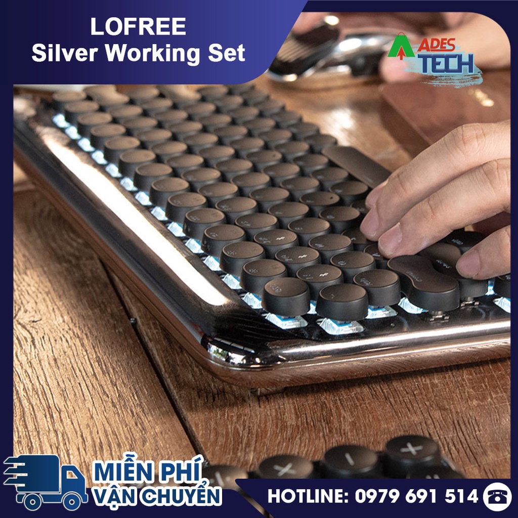 SET Lofree Silver Working Set  - Bảo hành chính hãng Xiaomi