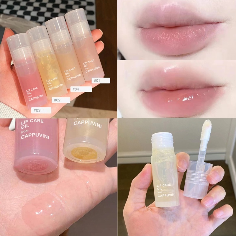 Dầu Dưỡng Môi Chiết Xuất Tự Nhiên Dưỡng Ẩm Làm Mềm Môi Giảm Nếp Nhăn Đa Năng