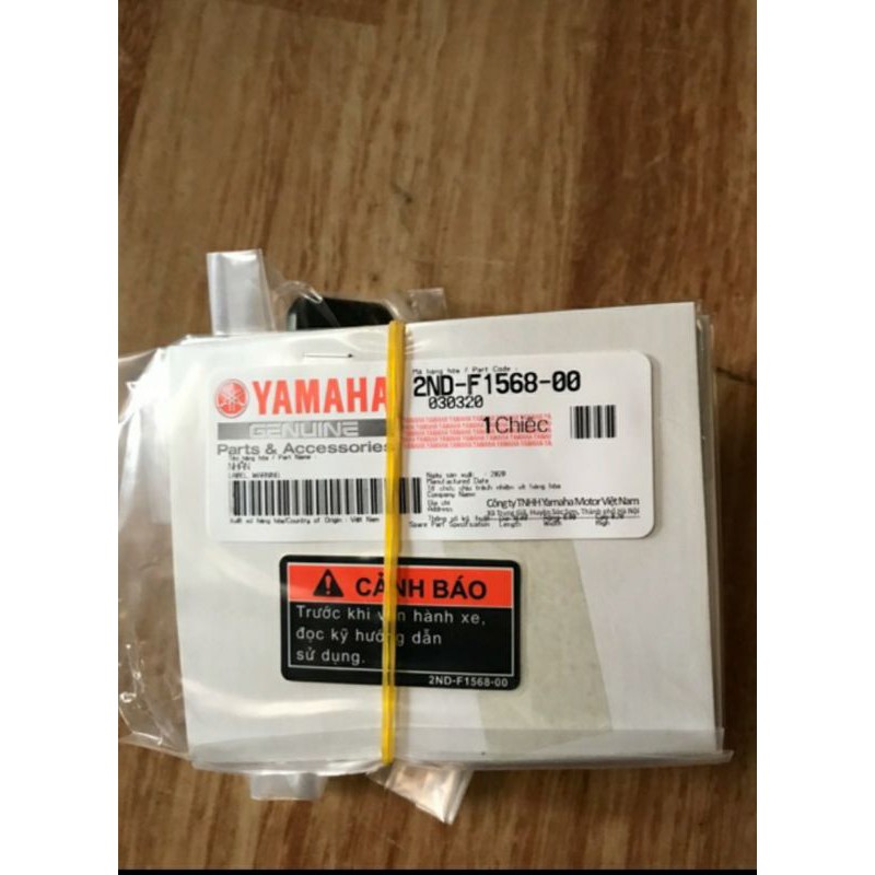 Tem cảnh báo ốp ổ khóa xe exciter 150 zin yamaha