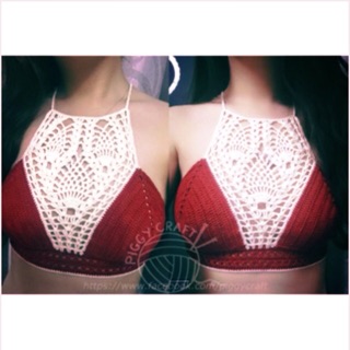 Bikini crochet len móc