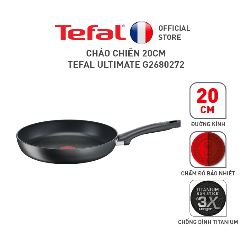 Chảo chiên Tefal Ultimate 20cm G2680272