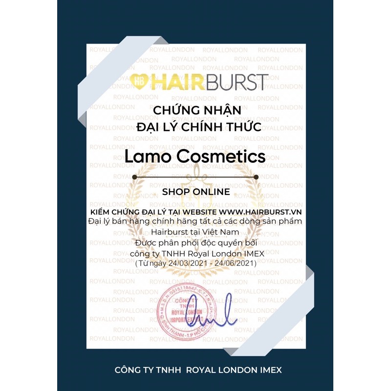 Xịt Dưỡng Tóc Hairburst Volume And Growth Elixir Chiết Xuất Bơ & Dừa 125ml