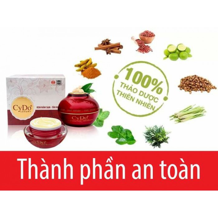 KEM NÁM SẠM, TÀN NHANG LUXURY CYDO 30G