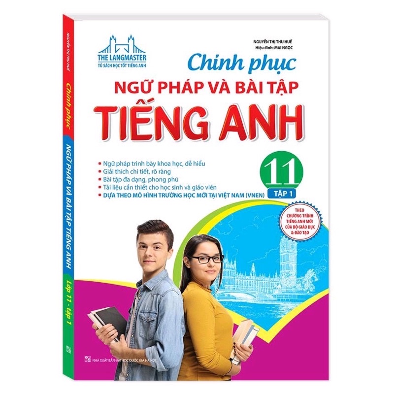 Sách.__.Chinh Phục Ngữ Pháp Và Bài Tập Tiếng Anh Lớp 11 - Tập 1