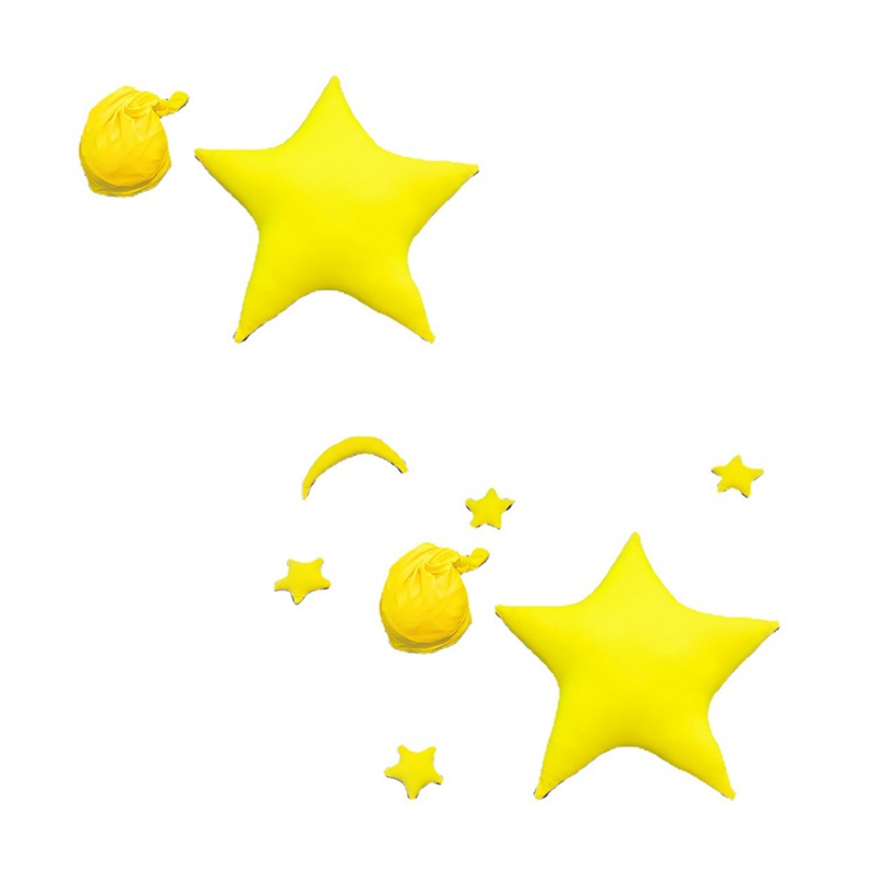 Set 2 / 7 Gối Hình Ngôi Sao + Nón Làm Phụ Kiện Chụp Ảnh Xinh Xắn Cho Bé Sơ Sinh