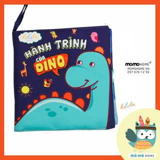 [Mã TOYFSS4 giảm 15k] Sách vải Mô Mô Home – Hành trình của Dino – Made in Vietnam