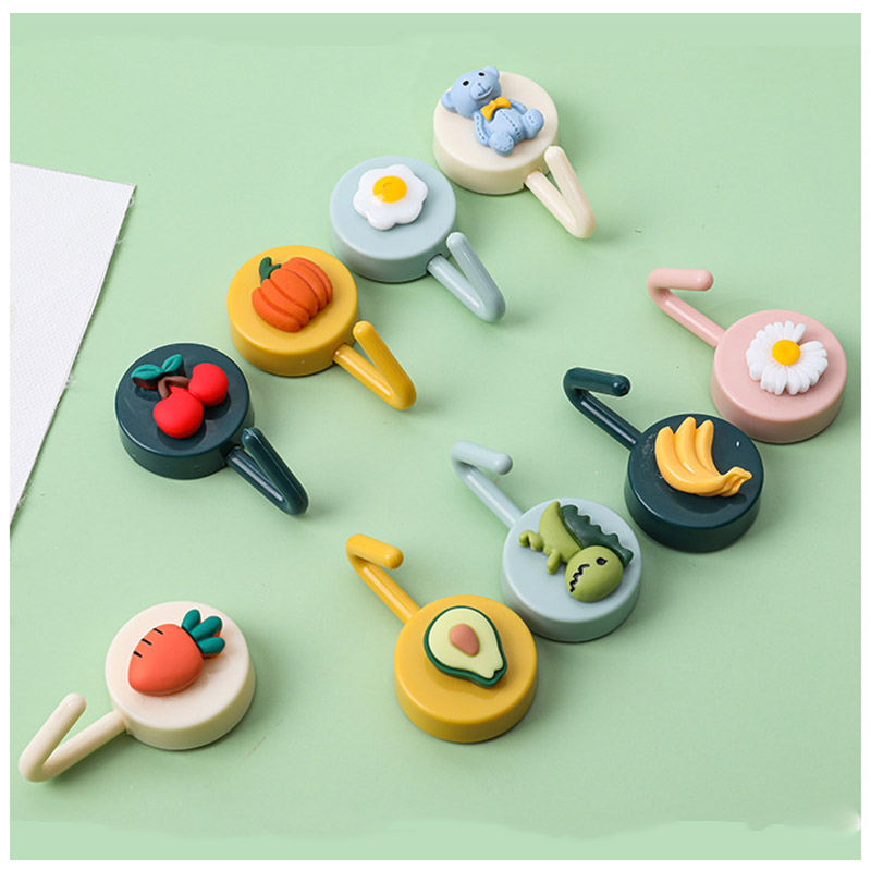 Set 6/ 12 Móc Treo Đồ Dán Tường Tiện Dụng