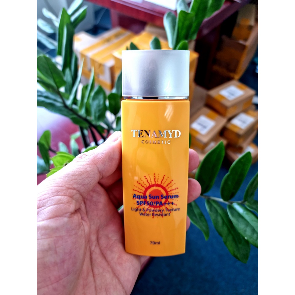 Huyết thanh chống nắng TENAMYD Aqua Sun Serum SPF50/PA+++ 70ml