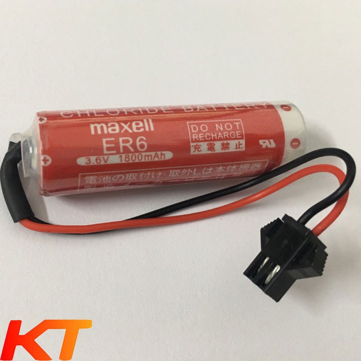 Pin ER6 _Pin Maxell ER6; Pin nuôi nguồn PLC Maxell ER6 lithium 3.6v AA 1800mAh _Xuất xứ Nhật