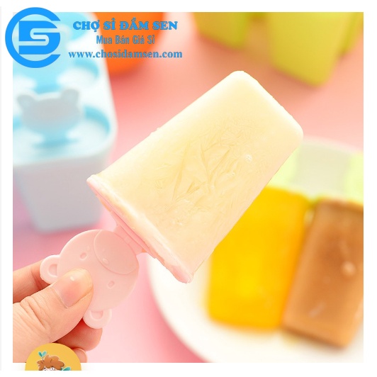 Khay làm kem cây 6, 8 ngăn, khuôn tự làm kem tiện dụng cho gia đình bạn G332-Hopkem