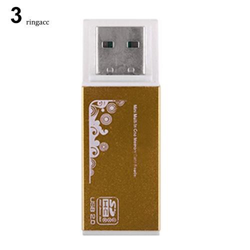 Đầu đọc thẻ Micro SD SDHC TF M2 MMC MS PRO DUO tất cả trong 1 cổng USB 2.0 | WebRaoVat - webraovat.net.vn