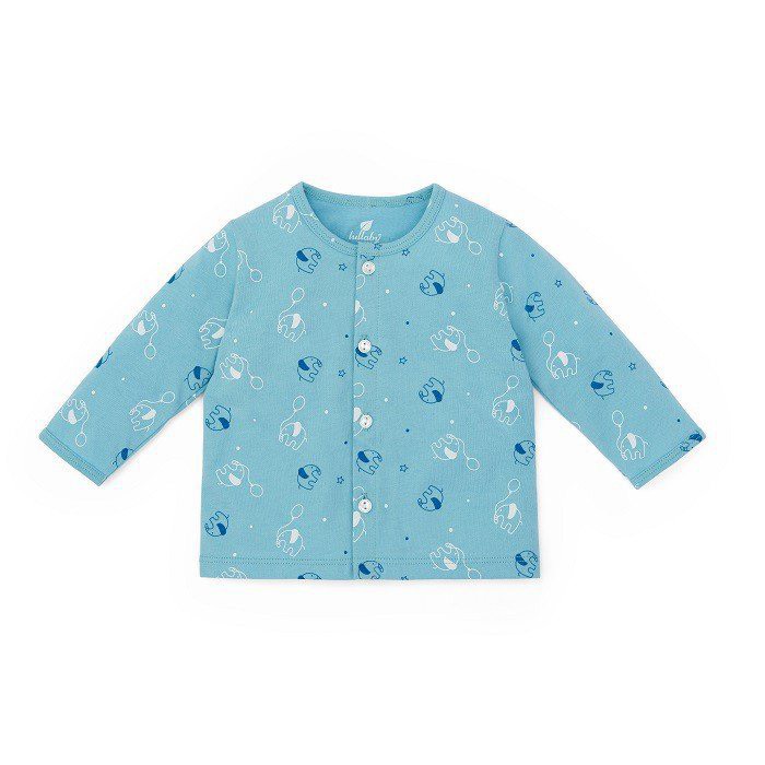 [FAFRINW05 giảm tối đa 30k đơn 150k]Áo lẻ cài giữa cotton mỏng họa tiết LULLABY NH48B