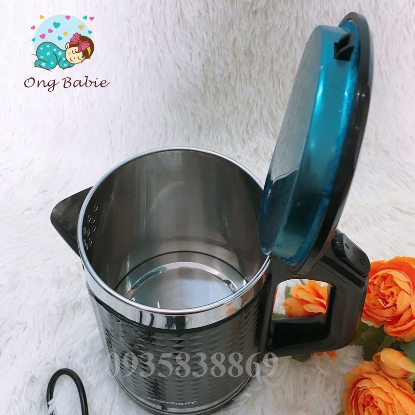 Ấm Siêu Tốc 2L Chính Hãng PL HOME , Cao Cấp , 2 Lớp , Bảo Hành 12 Tháng