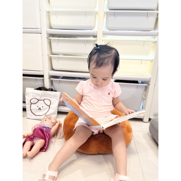 Đầm bé gái cộc tay mùa hè cao cấp Lullaby thời trang bé gái đi học đi chơi mát mẻ