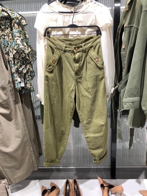 Quần slouchy ZR xanh rêu trendy 2020 (ảnh chụp thật) | BigBuy360 - bigbuy360.vn