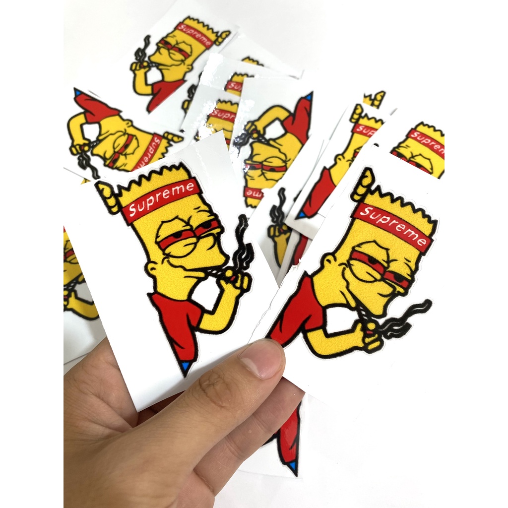 Tem Supreme Cao Cấp 3 Lớp Chống Bong