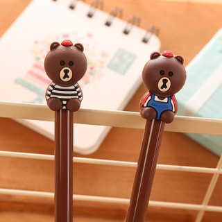 Bút gấu Brown mặc áo