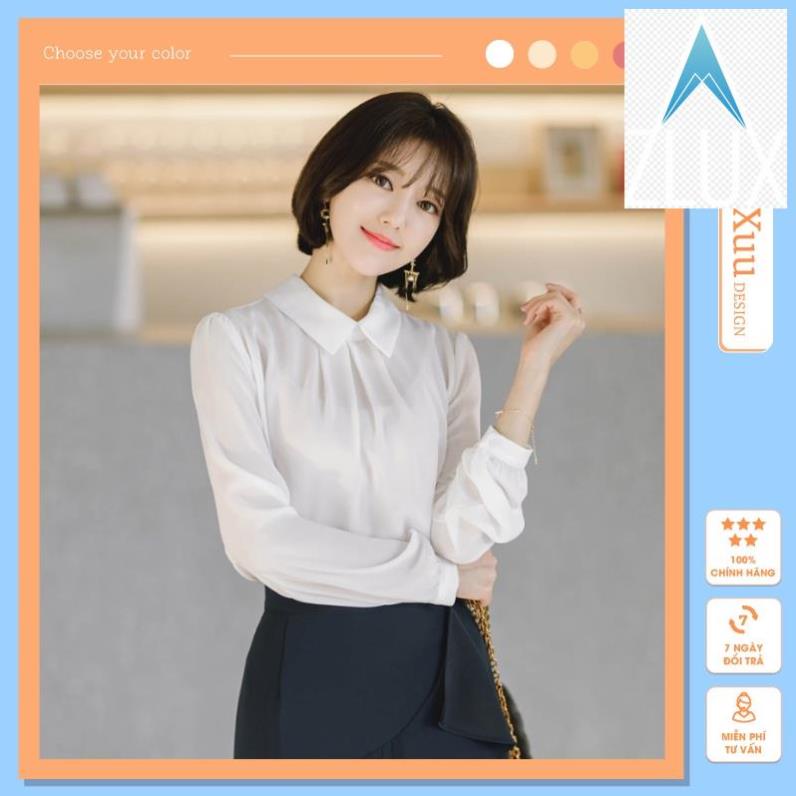 🐨🐖 Áo sơ mi trắng nữ Xuu Design, mẫu áo sơ mi đẹp nhẹ nhàng chất vải cao cấp - Xu13 🐨🐖