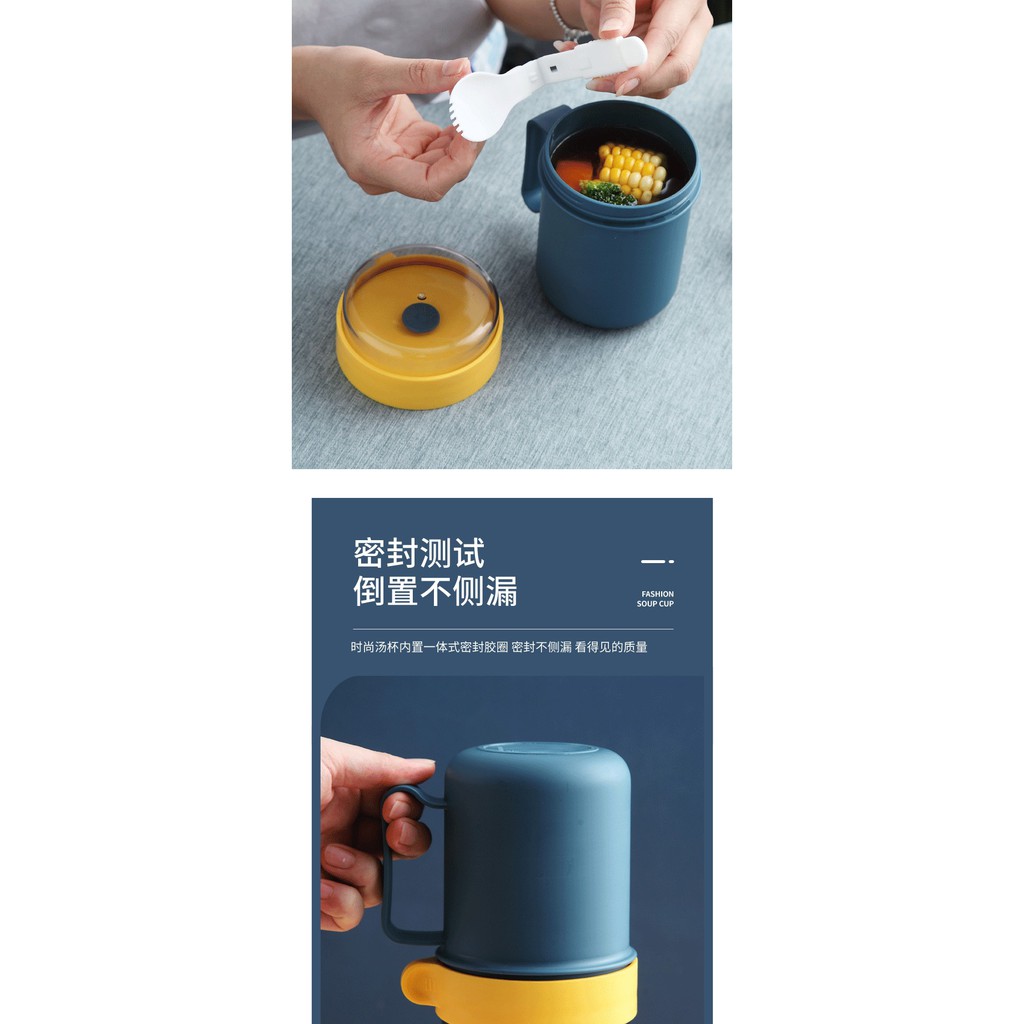Cốc 500ml pha mỳ, pha nước tiện lợi