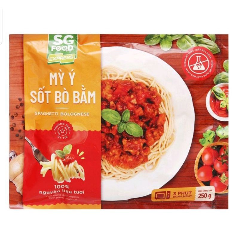 [CHỈ SHIP NOW] MÌ Ý SỐT BÒ BẰM SG FOOD | BigBuy360 - bigbuy360.vn