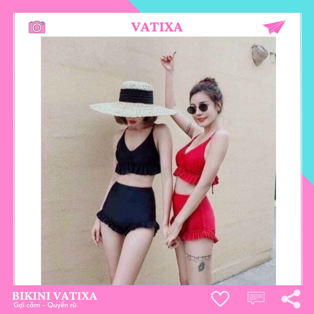 Bikini đồ bơi đi biển hai mảnh bánh bèo VATIXA BKN63