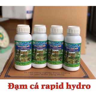 Phân bón Đạm cá Rapid Hydro - 500ml siêu đẻ nhánh, siêu bật lộc, to trái, bóng trái
