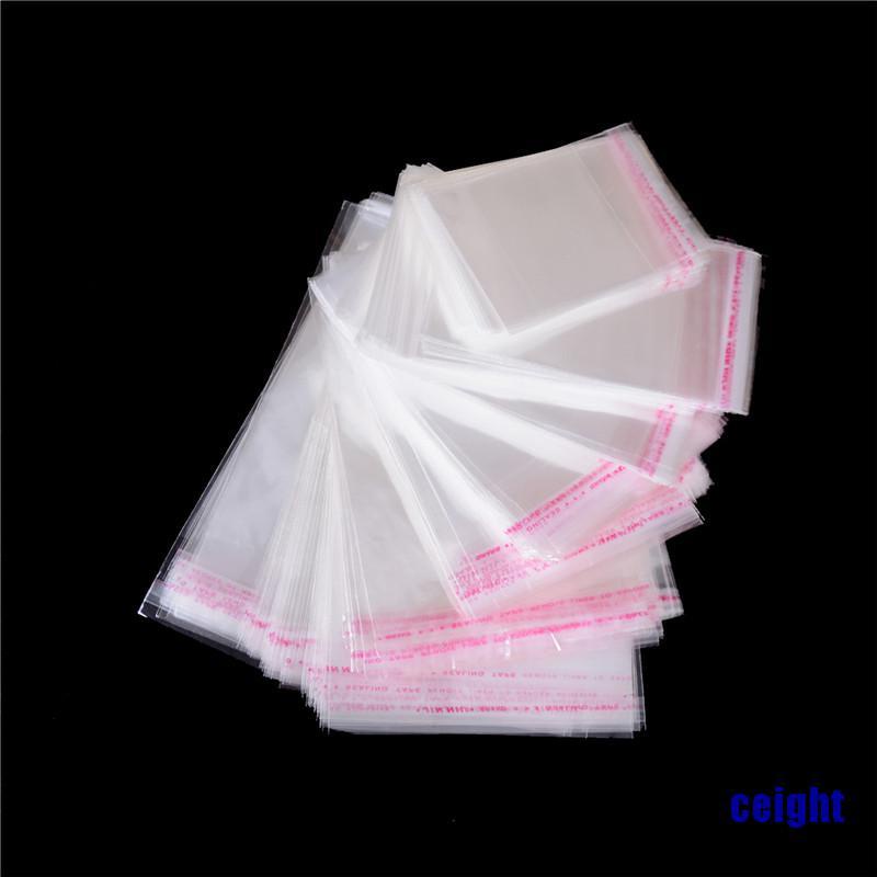 Set 100 Túi OPP Nhựa Trong Suốt Đựng Trang Sức