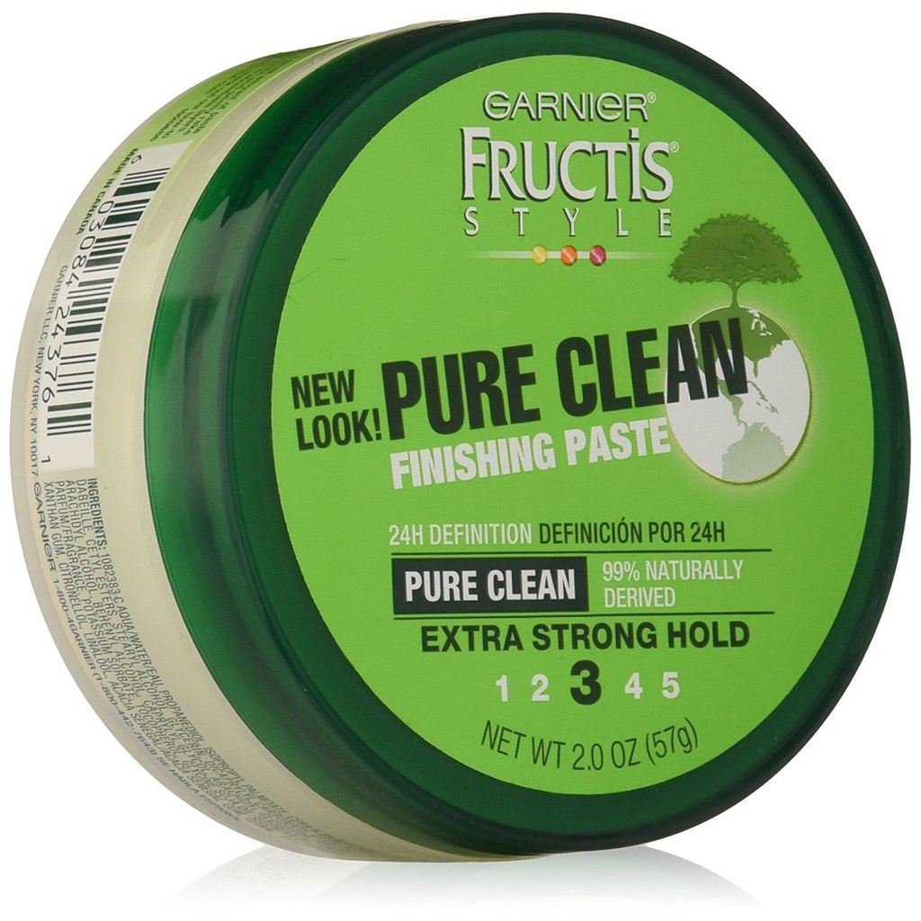 Sáp tạo kiểu tóc nguyên liệu thiên nhiên Garnier Fructis Style Pure Clean Finishing Paste 57g (Mỹ)