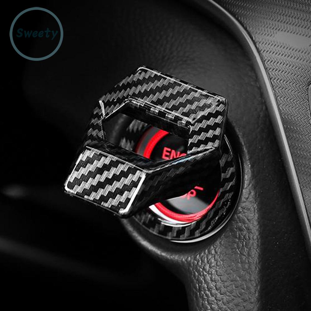 Switch cover decoration Metal Alloy 1pcs Car Engine Start Stop Push Button Trim Accessory Parts Replacement Useful