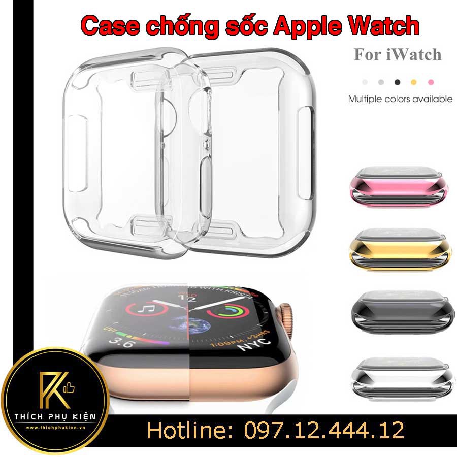 Ốp Chống Sốc Apple Watch/Case Chống Va Đập Đồng Hồ iWatch Series 1/2/3/4/5