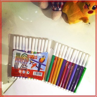 [SỈ/ BUÔN] 5 VỈ BÚT DẠ MÀU SÀI GÒN- BÚT DẠ 12 MÀU HÀNG ĐẸP