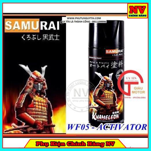 Chai Sơn Kích Hoạt Film Chuyển Nước Samurai WF05 - Sơn Chính Hãng