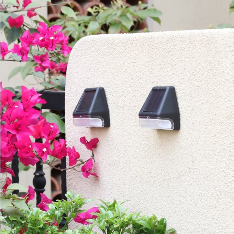 Đèn Led 2 Bóng IP65 Năng Lượng Mặt Trời Chống Thấm Nước Gắn Tường Trang Trí Nhà Cửa/Sân Vườn